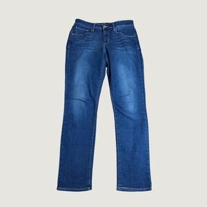 Levi's 711 Skinny Jeans Women Dark Blue Denim Mid Rise Stretch W30 L30